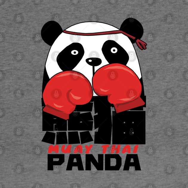 Muay Thai Panda by KewaleeTee